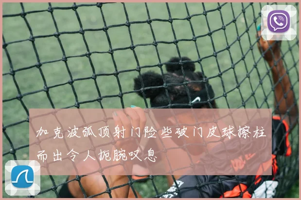 加克波弧顶射门险些破门皮球擦柱而出令人扼腕叹息